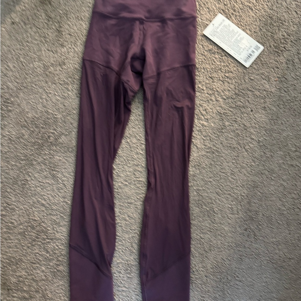 Lululemon Purple Mesh High-Waisted Leggings